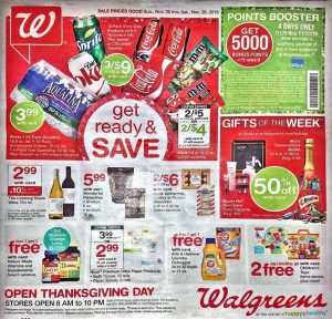 Walgreens Thanksgiving Day Sale 2016 - Page 1