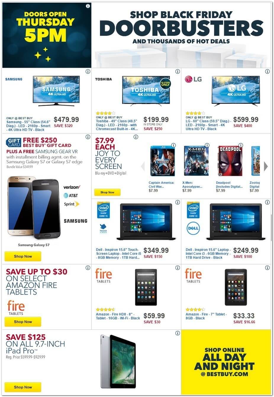 Best Buy Black Friday 2016 Ad - Page 1