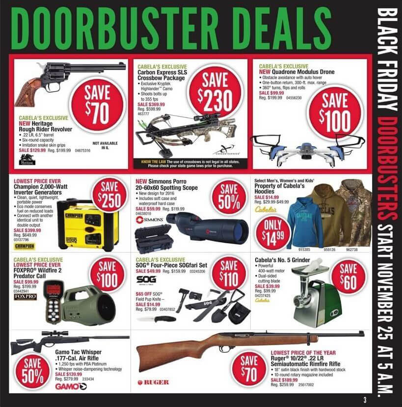 Cabela's Black Friday 2016 Ad - Page 3