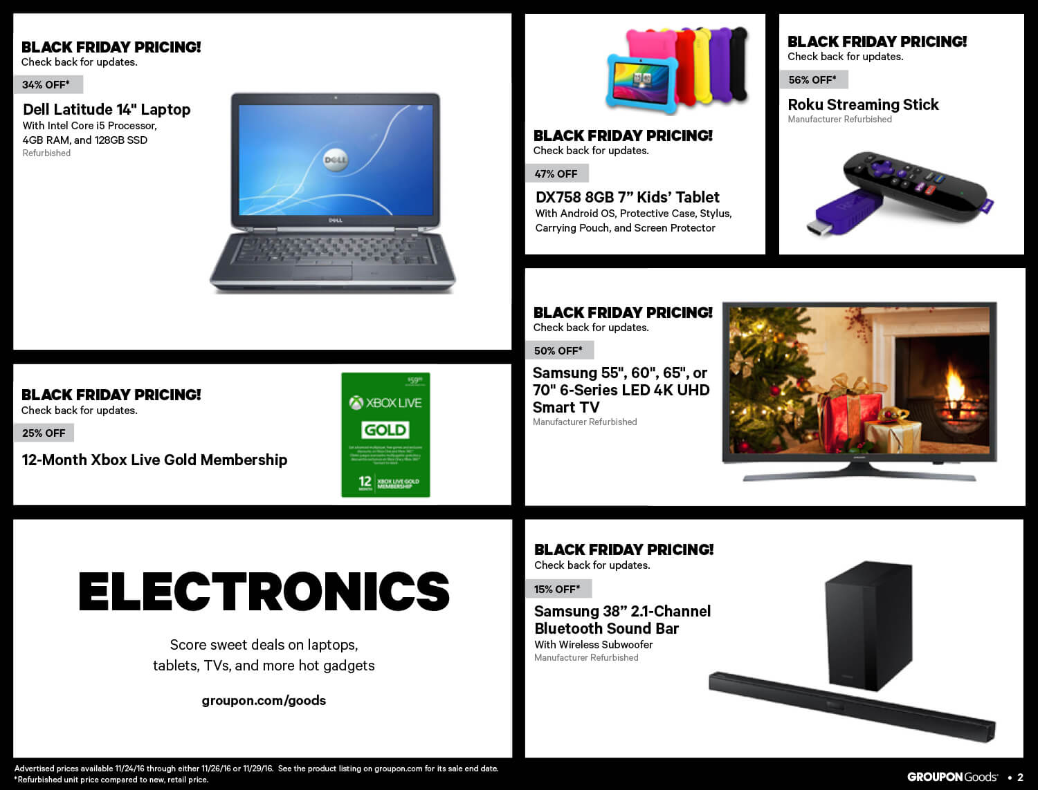 Groupon Black Friday 2016 Ad - Page 2