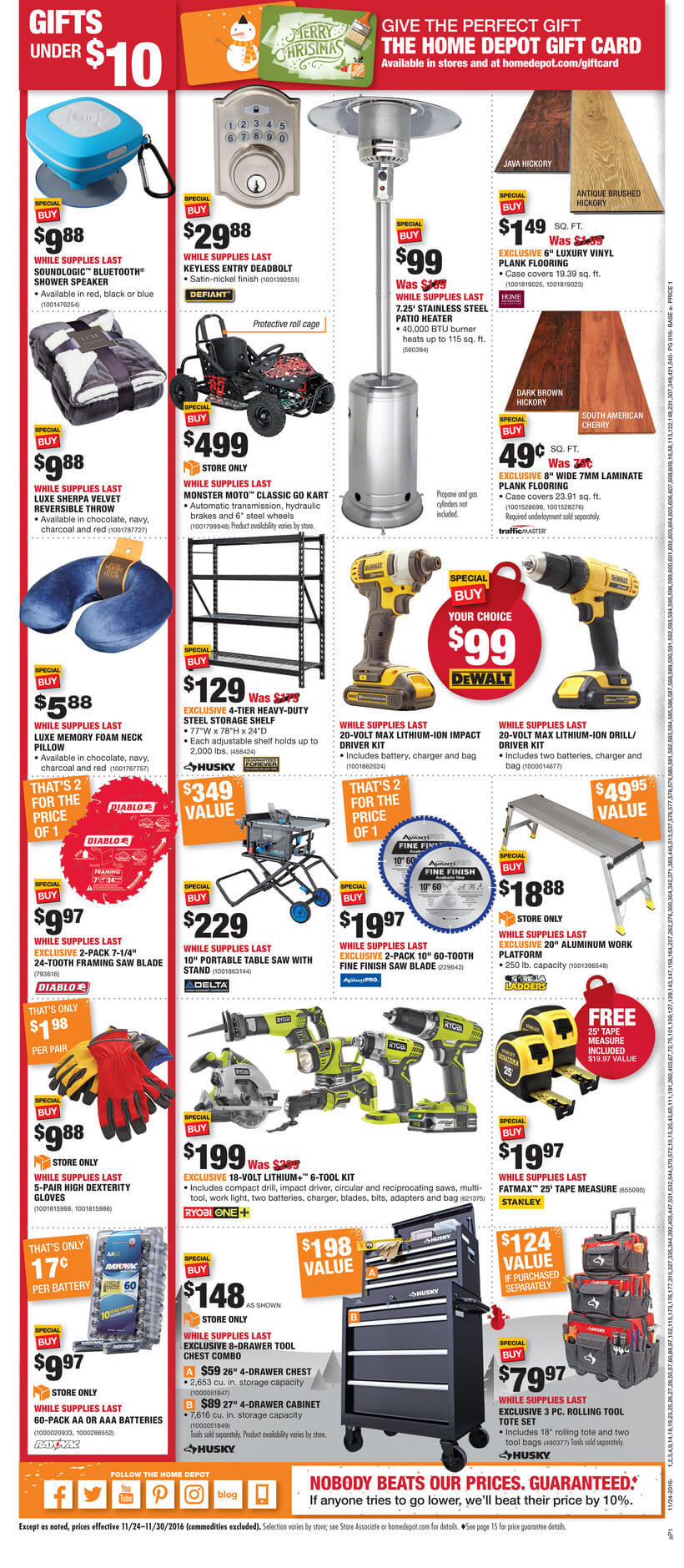 Home Depot Black Friday 2016 Ad - Page 16