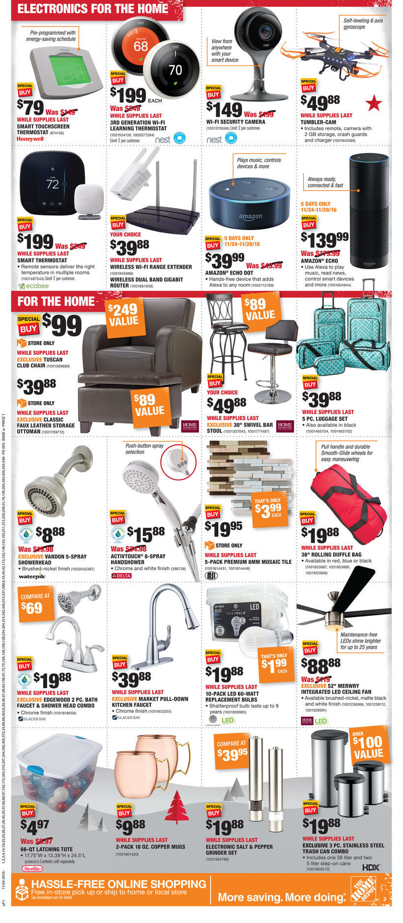 Home Depot Black Friday 2016 Ad - Page 3