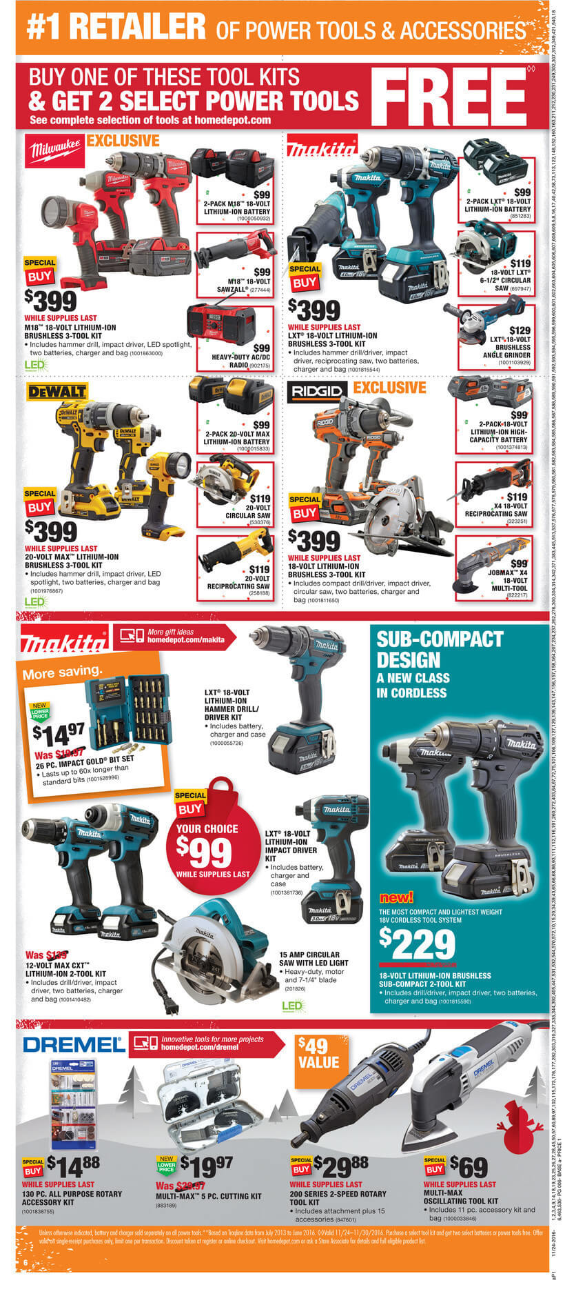 Home Depot Black Friday 2016 Ad - Page 6