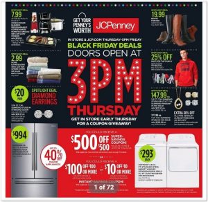 JCPenney Black Friday Ad - Page 1