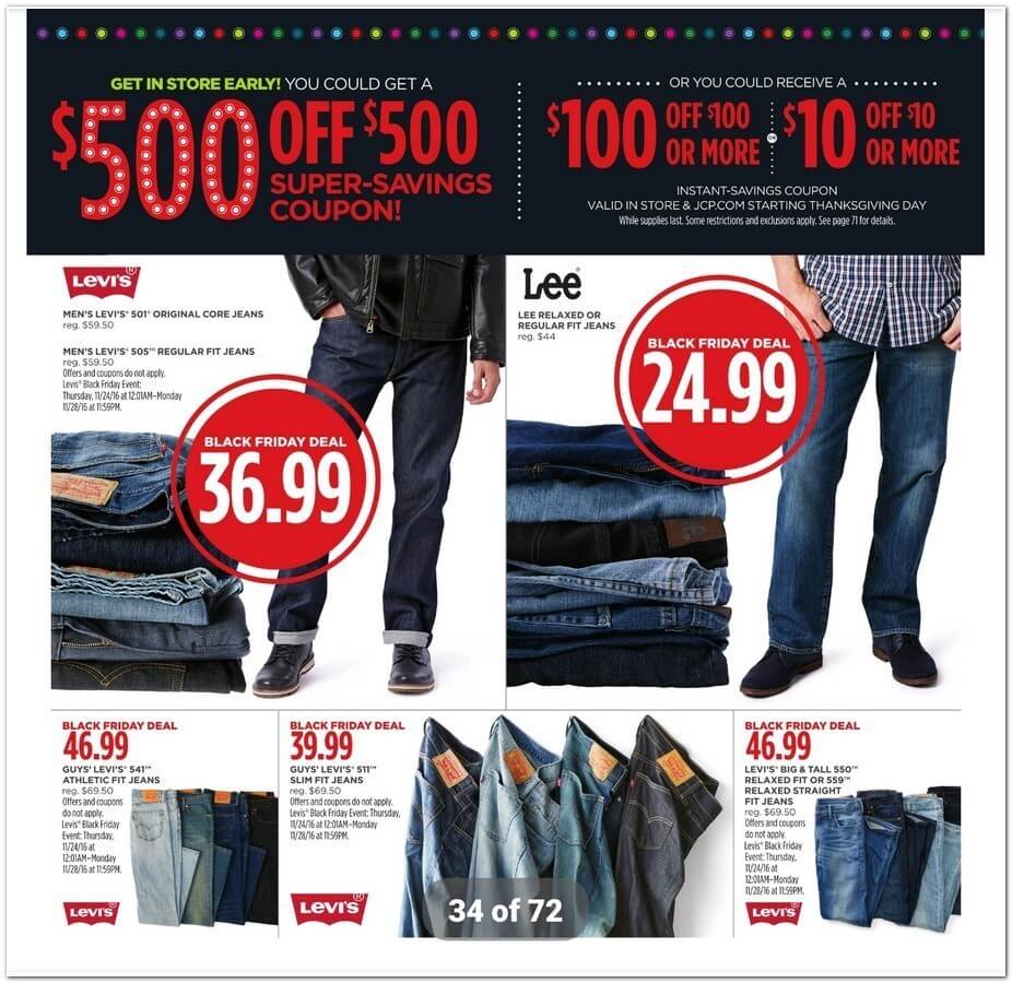 JCPenney Black Friday 2016 Ad - Page 34