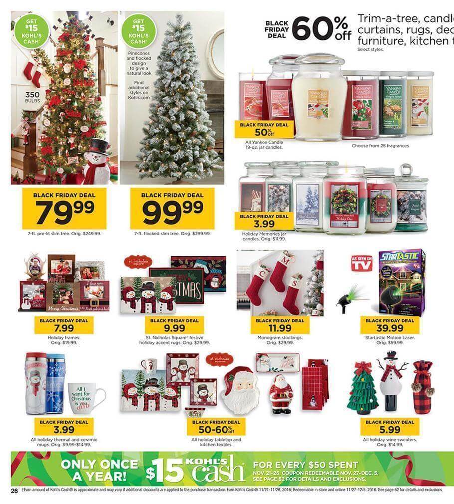 Kohls Black Friday 2016 Ad - Page 26