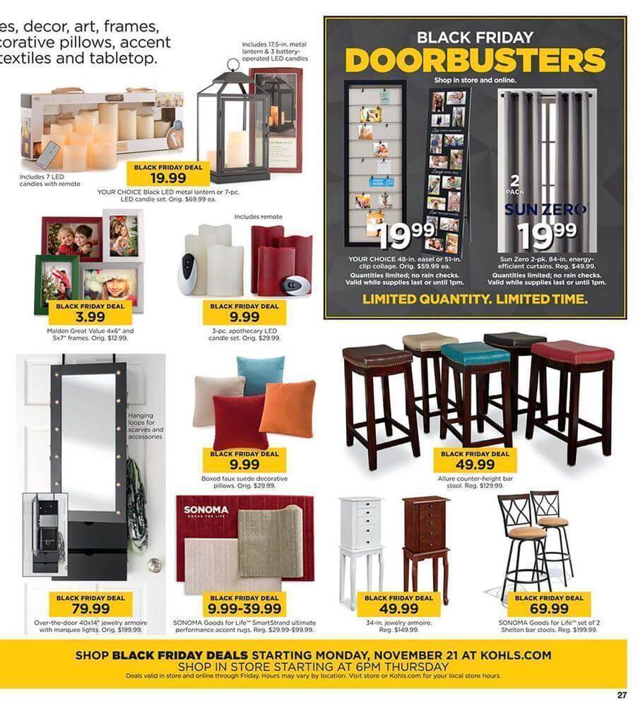 Kohls Black Friday 2016 Ad - Page 27