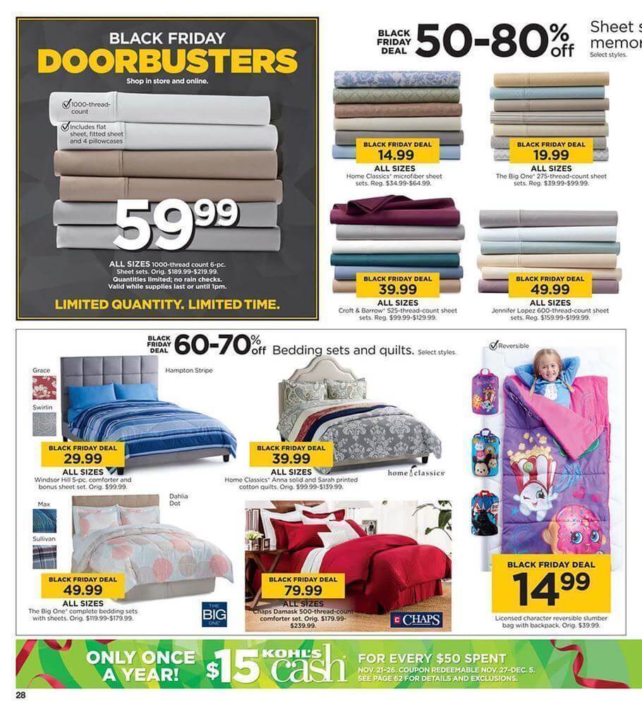 Kohls Black Friday 2016 Ad - Page 28