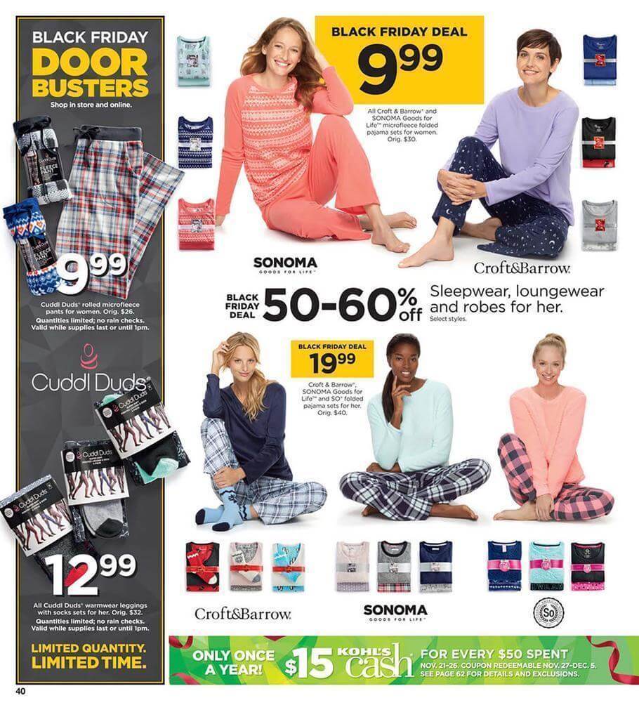 Kohls Black Friday 2016 Ad - Page 40