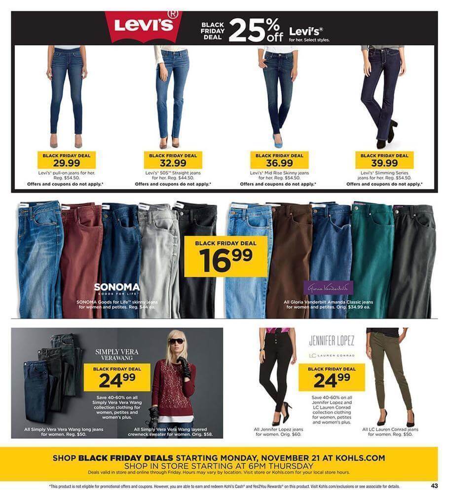 Kohls Black Friday 2016 Ad - Page 43