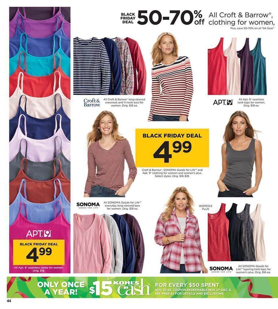 Kohls Black Friday 2016 Ad - Page 44