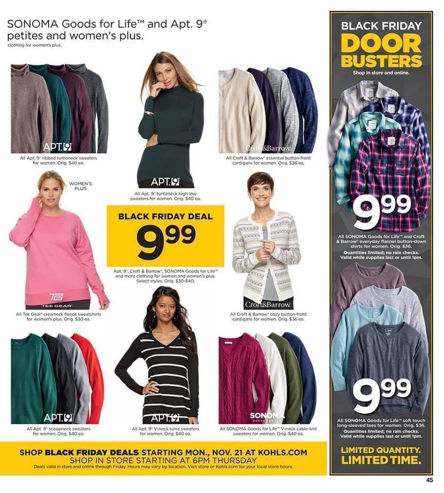 Kohls Black Friday 2016 Ad - Page 45