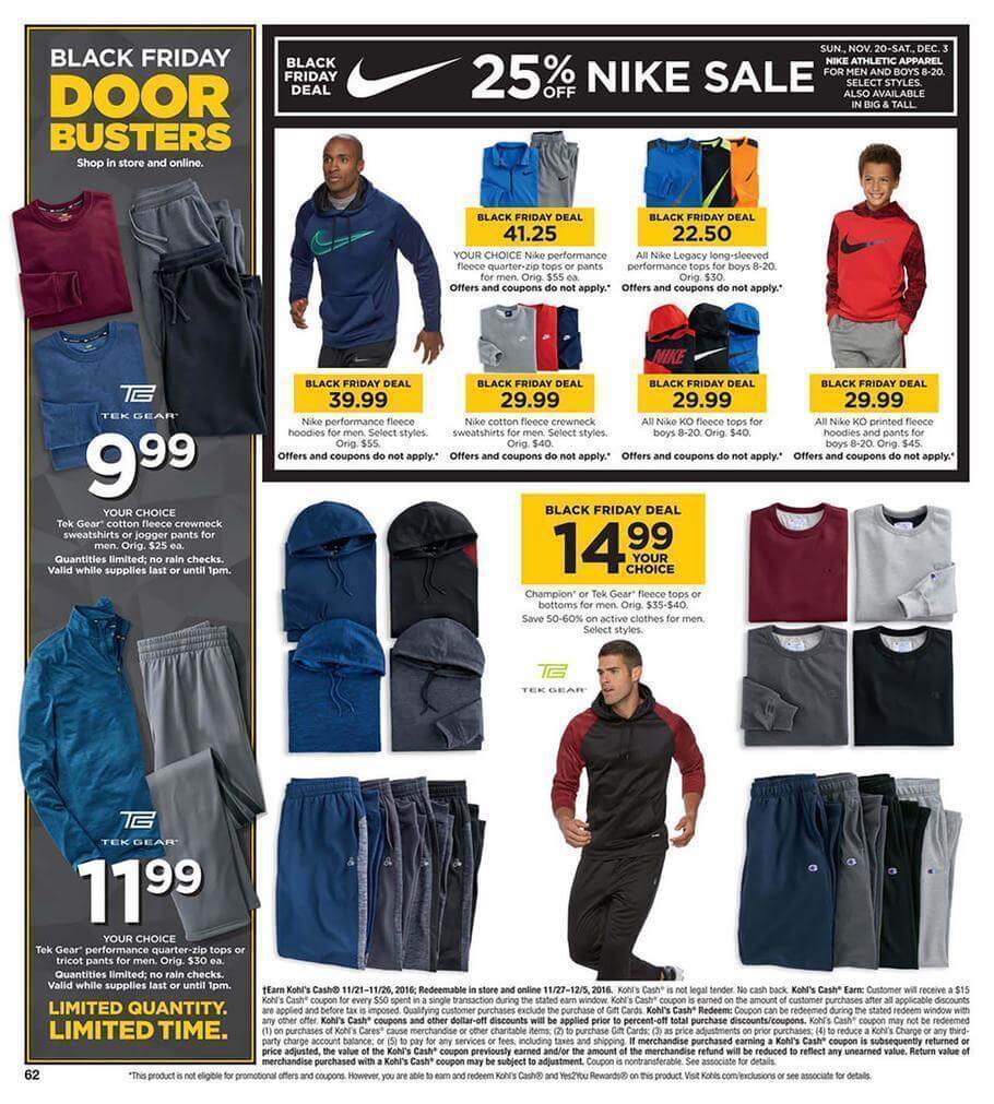 Kohls Black Friday 2016 Ad - Page 62