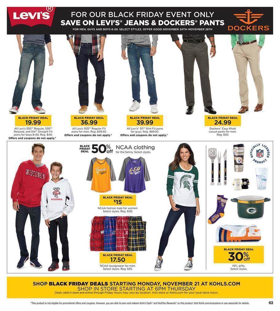 Kohls Black Friday 2016 Ad - Page 63