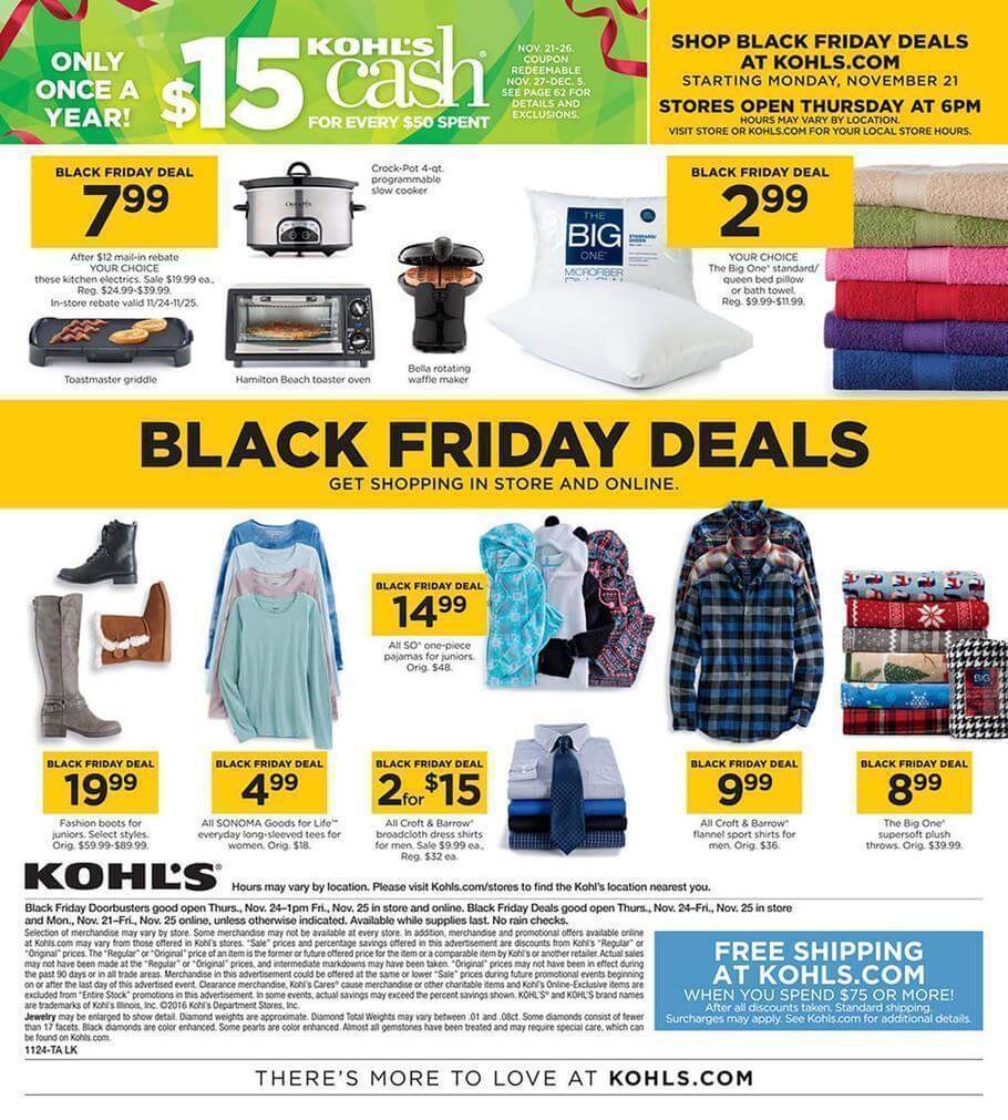 Kohls Black Friday 2016 Ad - Page 64