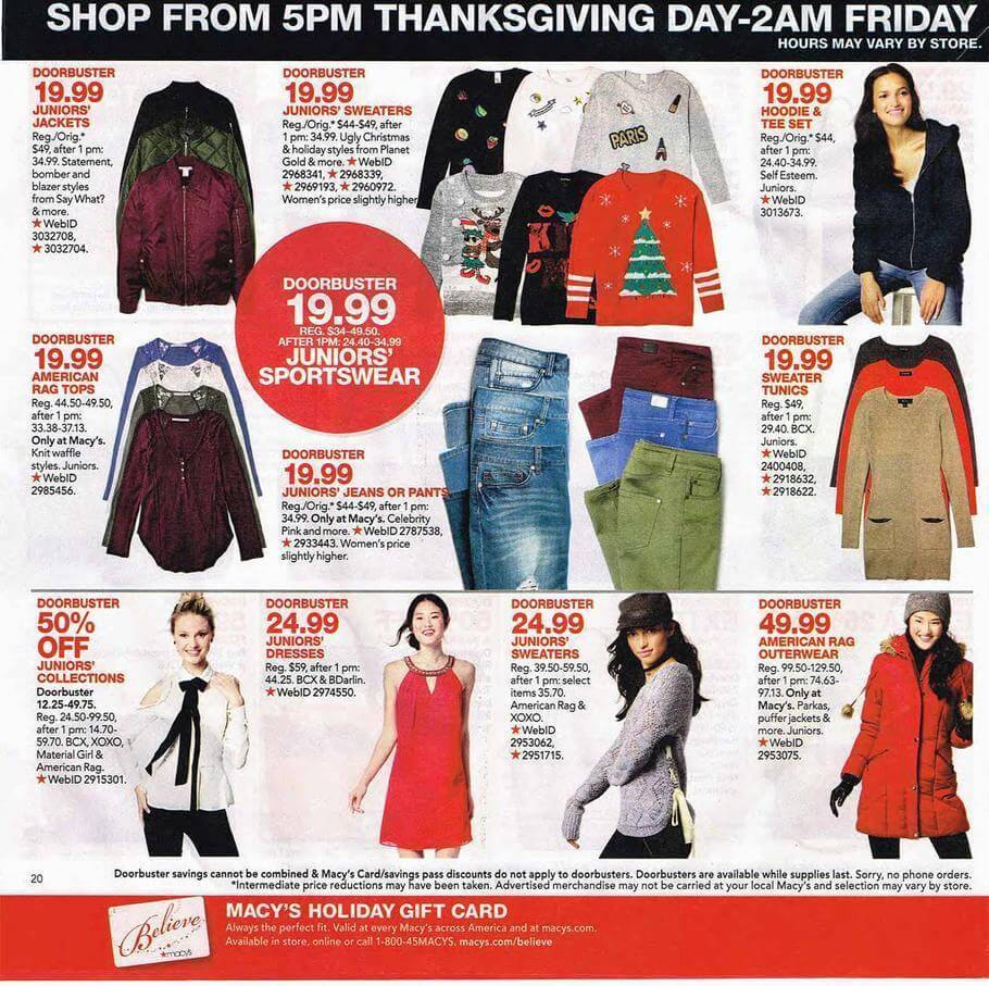 Macy's Black Friday 2016 Ad - Page 40