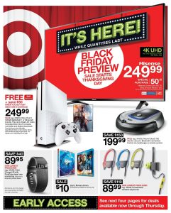 Target Black Friday 2016 Ad - Page 1