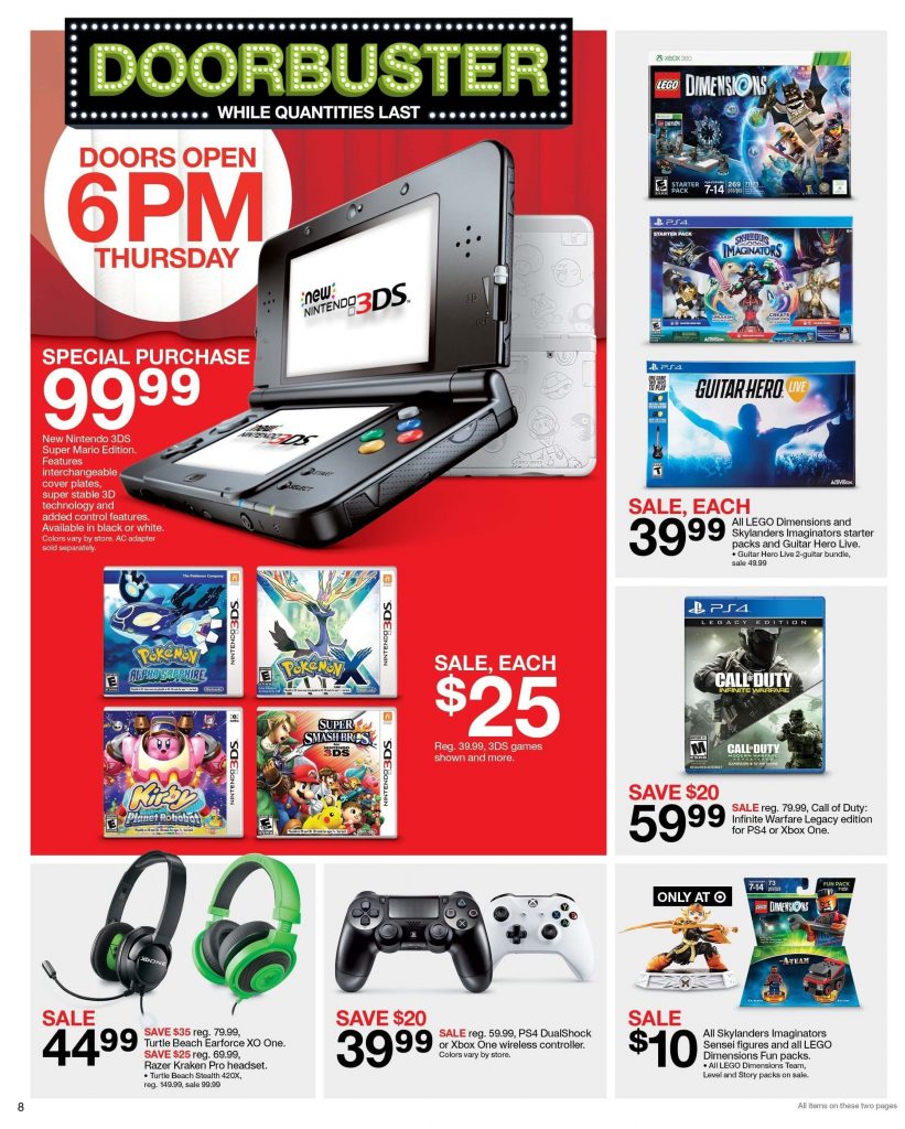 Target Black Friday 2016 Ad - Page 1