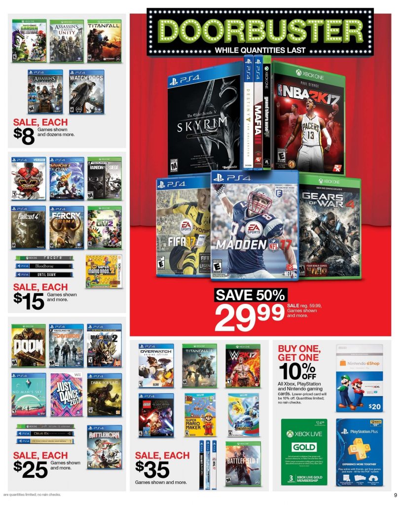 Target Black Friday 2016 Ad - Page 1