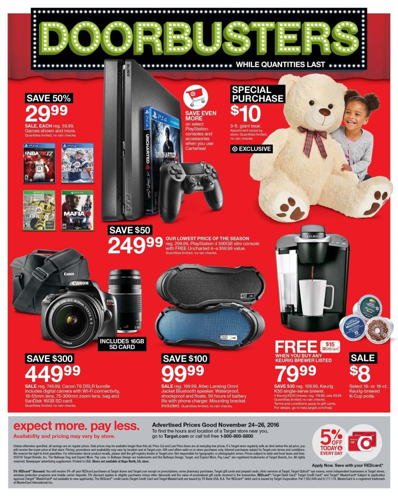 Target Black Friday 2016 Ad - Page 1