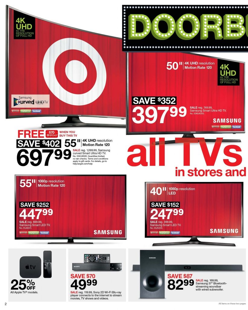 Target Black Friday 2016 Ad - Page 1