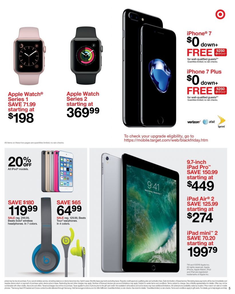 Target Black Friday 2016 Ad - Page 1