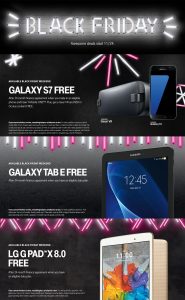 T-Mobile Black Friday 2016 Ad - Page 1